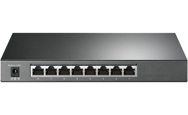 TP-Link TL-SG2008P | Omada 8 Port Gigabit Smart Managed PoE Switch | 4 PoE+ Port @62W | Omada SDN Integrated | PoE Recovery | IPv6 | Static Routing | L2/L3/L4 QoS - Black